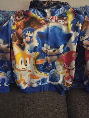 Sonic The Hedgehog Zip Up Jacket